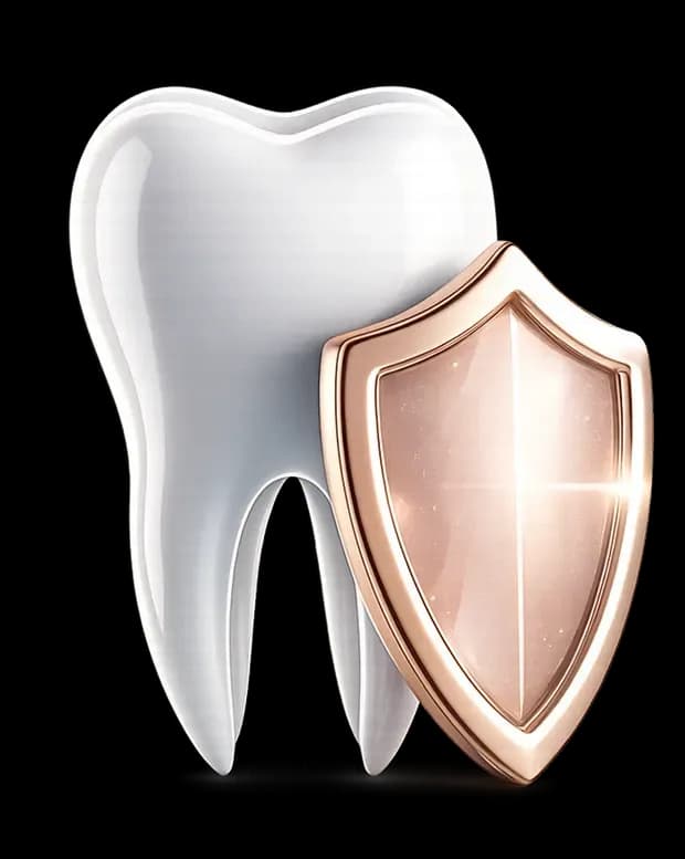 Root Canal Treatment - Tooth with shield